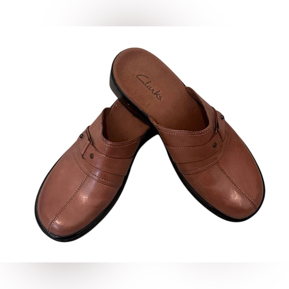 Clarks Brown Slip-On Shoes NWOT